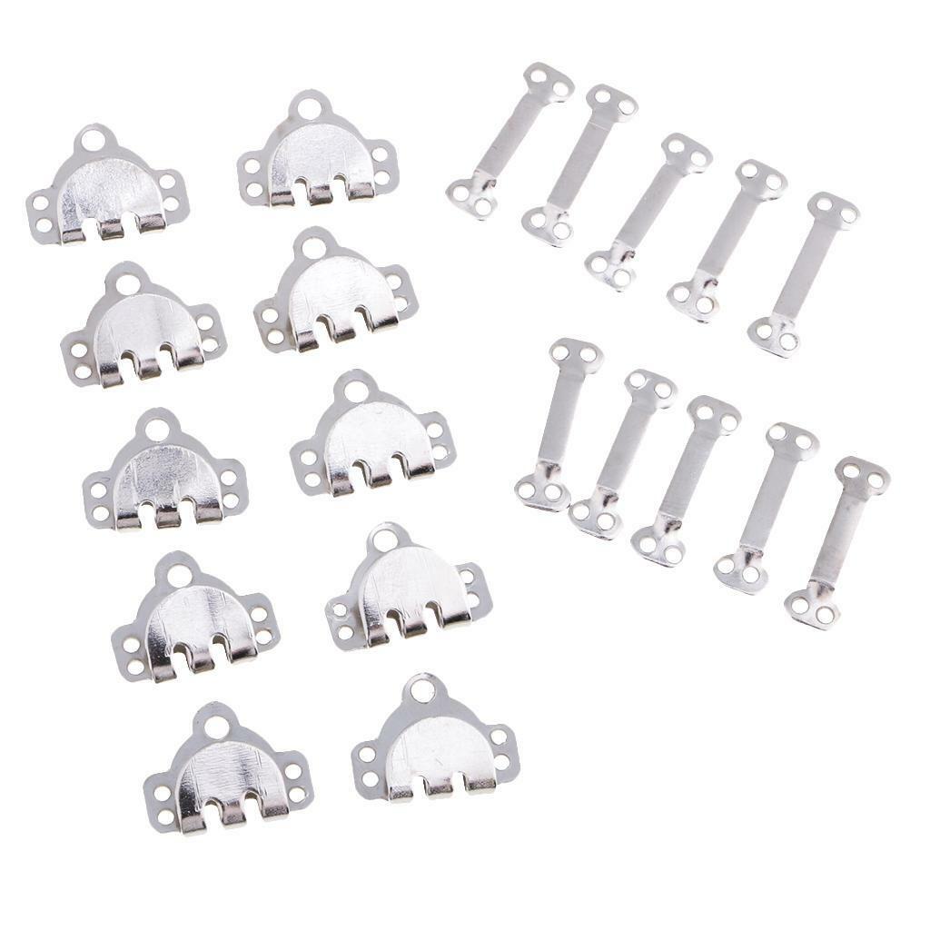 20 Sets Garment Hooks & Eyes Fasteners for Trousers Skirt Sewing Accessories