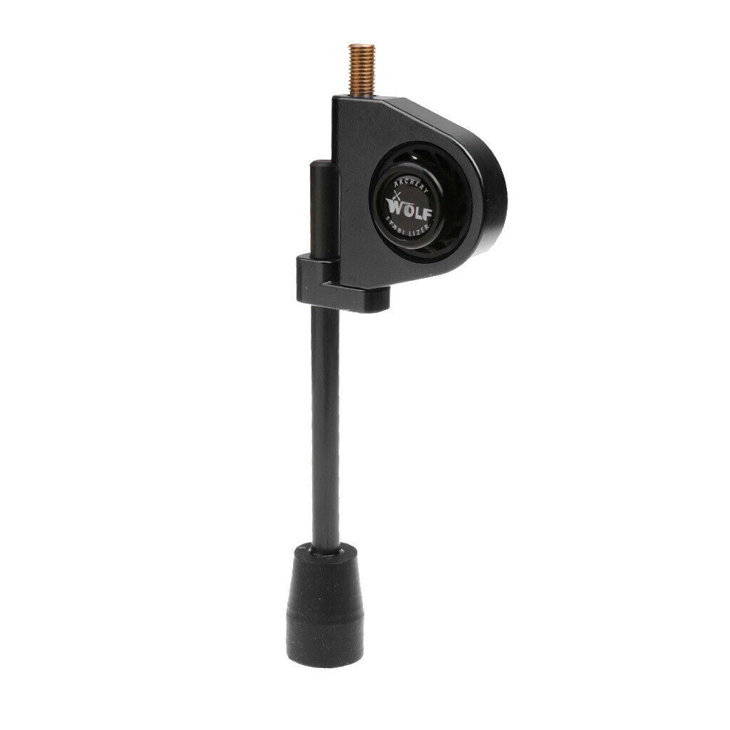 Outdoor Alloy Archery Stabilizer Bow String Suppressor Stop Silencer Black