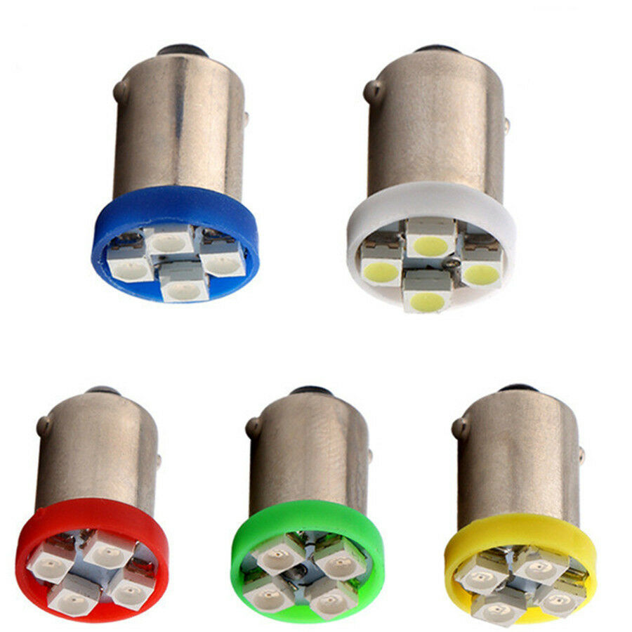 100pc BA9S T4W 1210-4SMD LED Light for Car Dome Map Light Turn Signal Dash Light