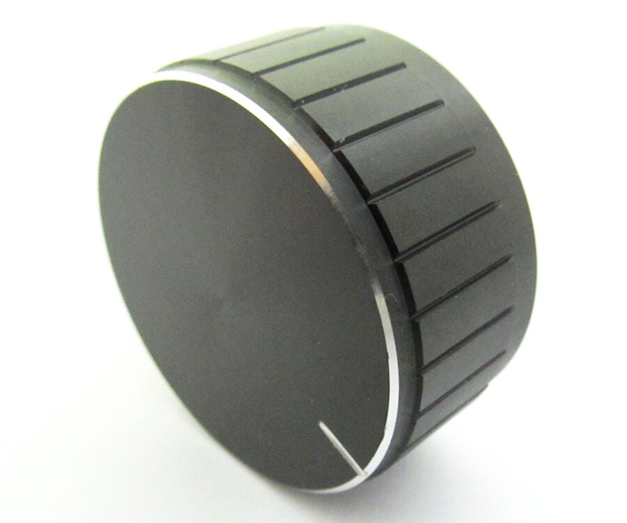 5pcs Audio Knobs Aluminum Black High Quality with shaf