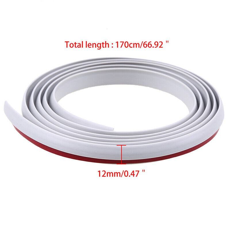 Car SUV Door Edge Rubber Scratch Protector Strip Seal Strip Moulding Trim Cover
