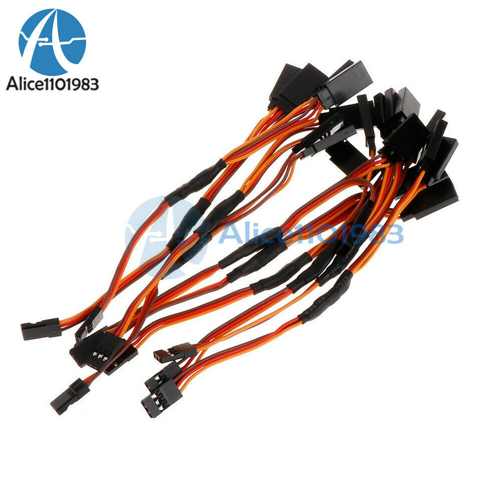 10PCS 150mm Servo RC Y Style Male to Female Extension Lead Cable JR Wire Cord