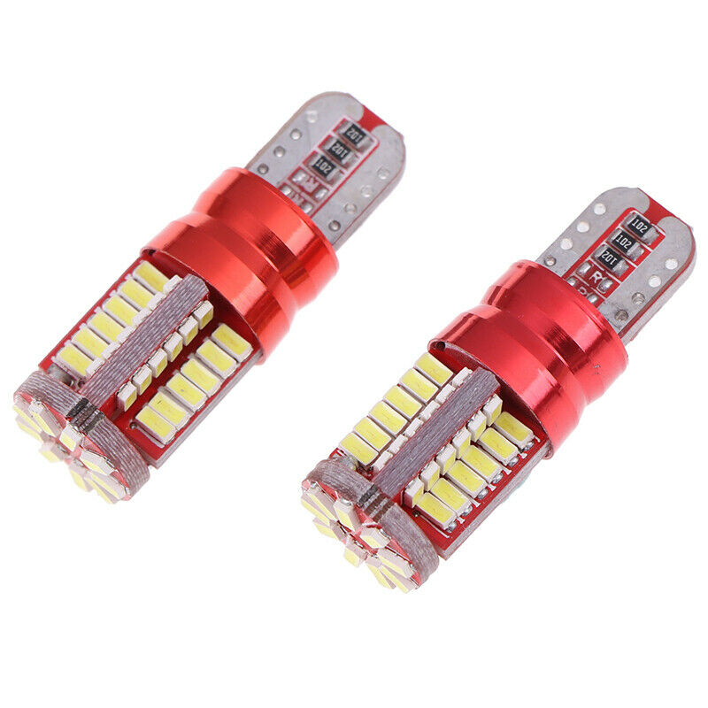 2Pcs T10 57SMD Strobe Blink 3014 LED Canbus Error Free Parking Light Wedg.l8
