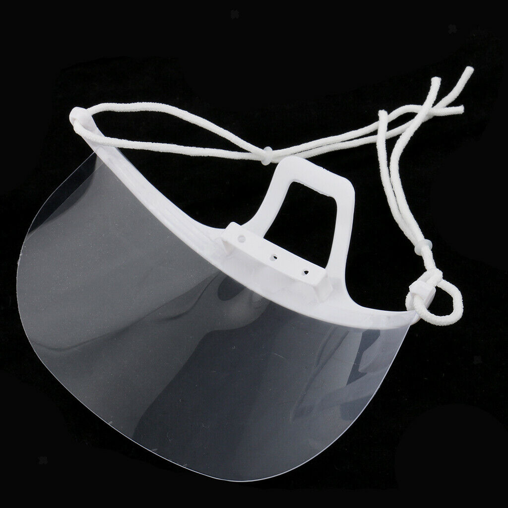 20/Pack Safety Clear Transparent Reusable Mouth Shield Food Maker Hotel