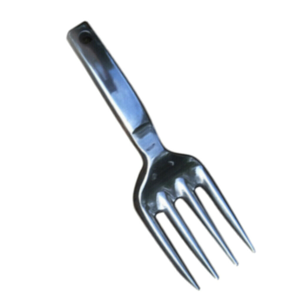 Durable 4-Teeth Hand Weeding Fork Handheld Garden Fork Small Garden Fork