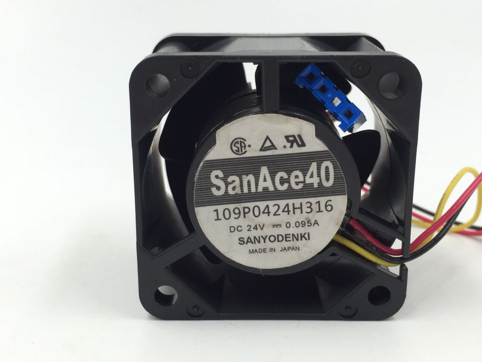 For Sanyo 109P0424H316 fan 24V 0.095A 40*40*28MM 3pin