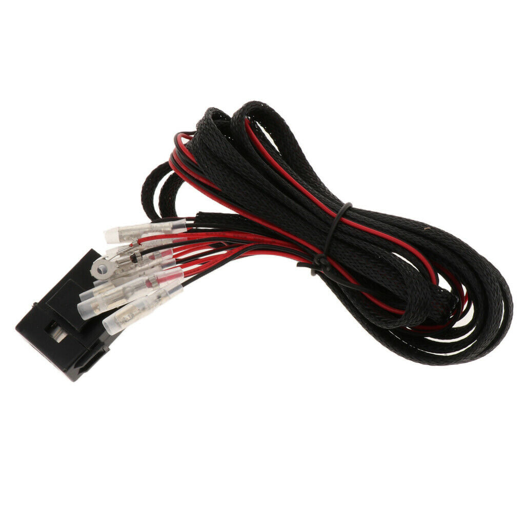 Universal Headlight LED or CCFL Light Bar Angel Eyes Wiring Harness Kit - Fade