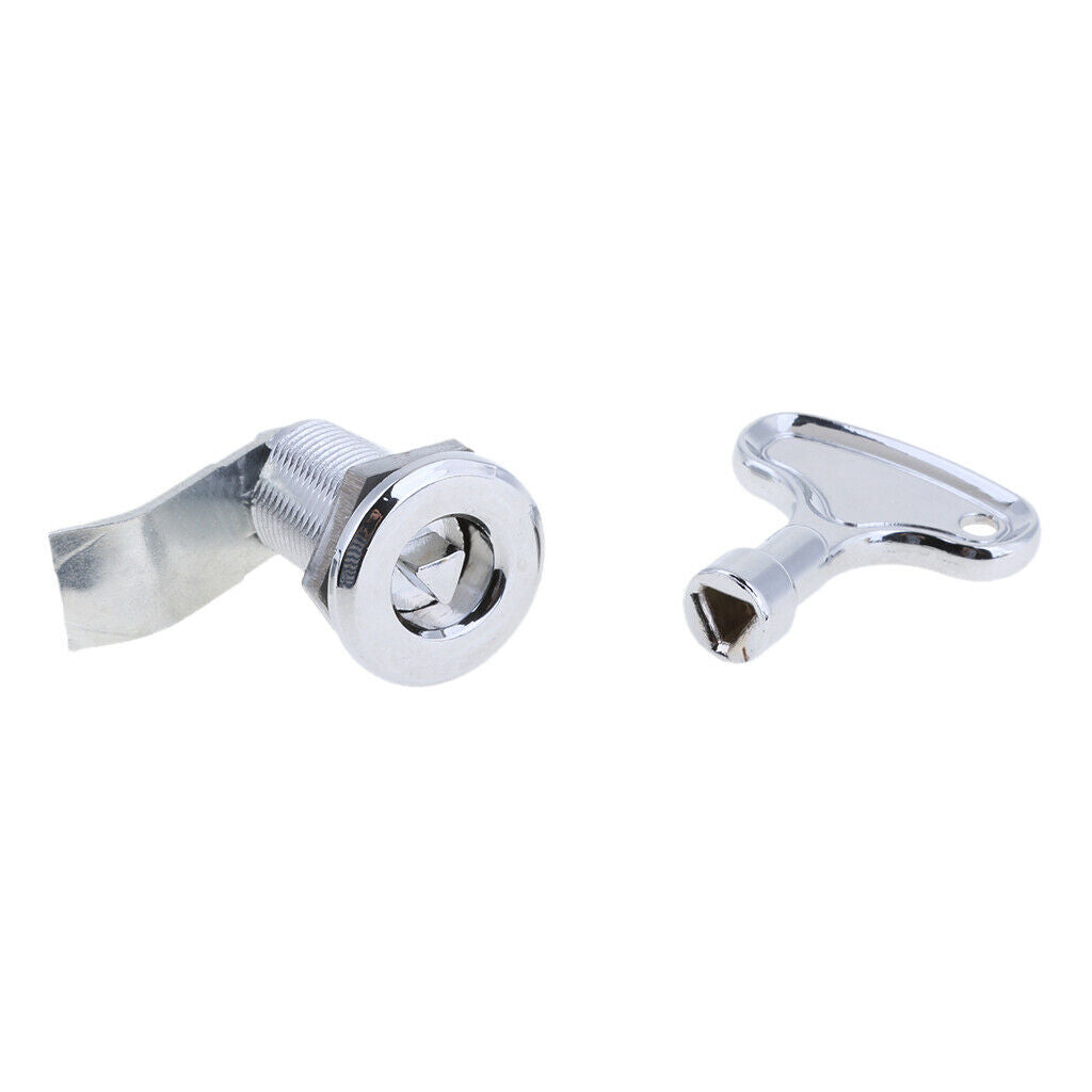 New Boat Stainless Steel Triangulation Deck Cabin Pull Ring Door Lock Latch