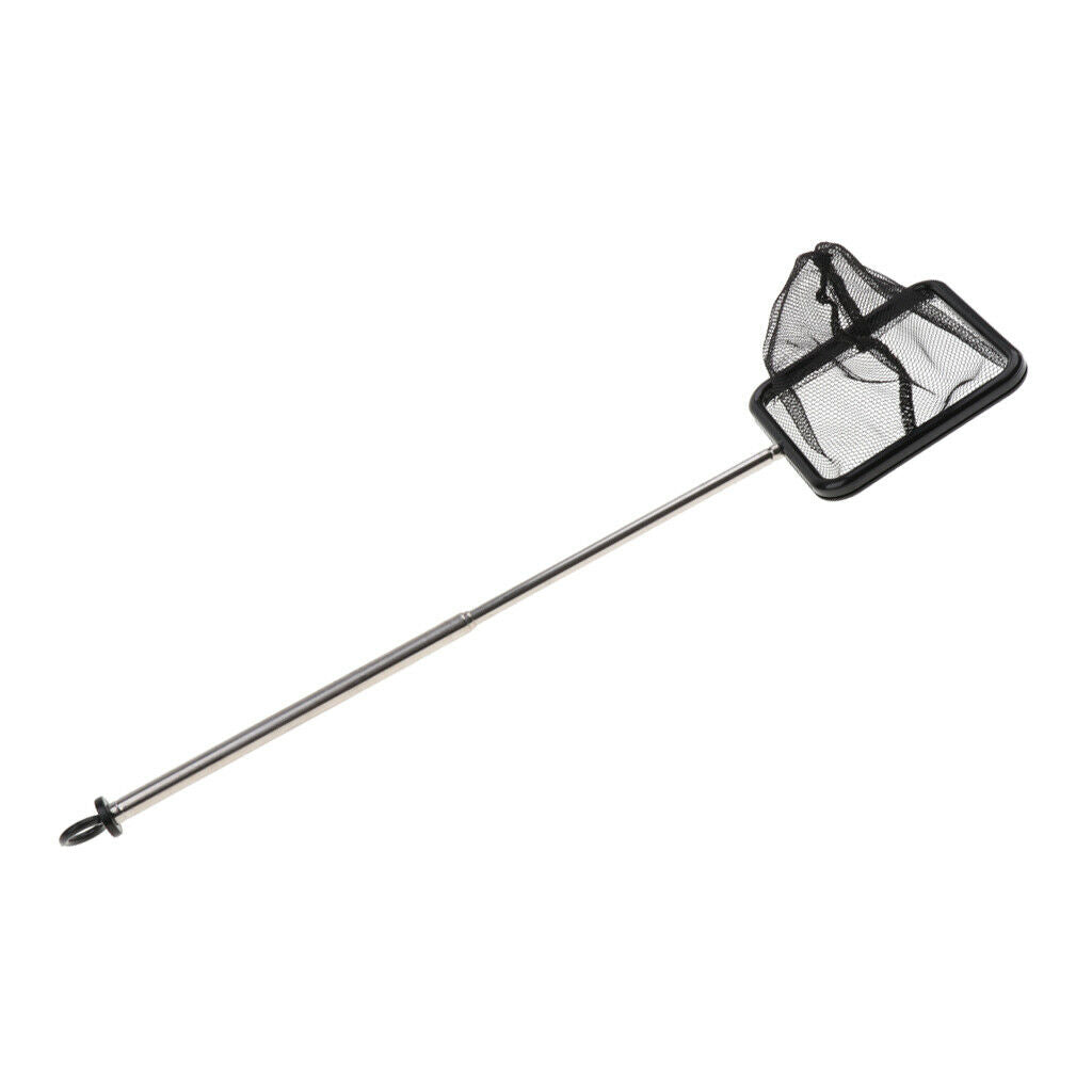 Aquarium Pond Fish Net, Set of 3 Professional Stainless Steel Telescopic Handle