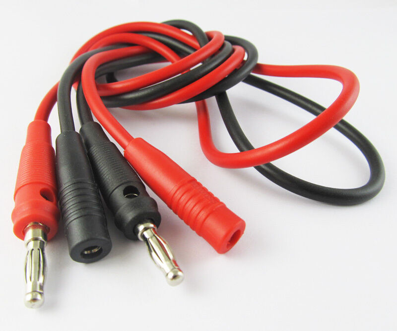 5 pairs High Quality Copper Banana Plug Male to Banana Jack Test Cable 2 Colors