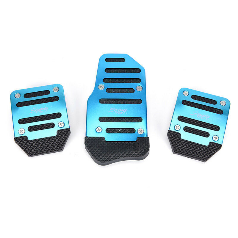 3X Car Auto Vehicle Non-slip Pedal Aluminium Alloy Foot Treadle Cover Pad D Pb