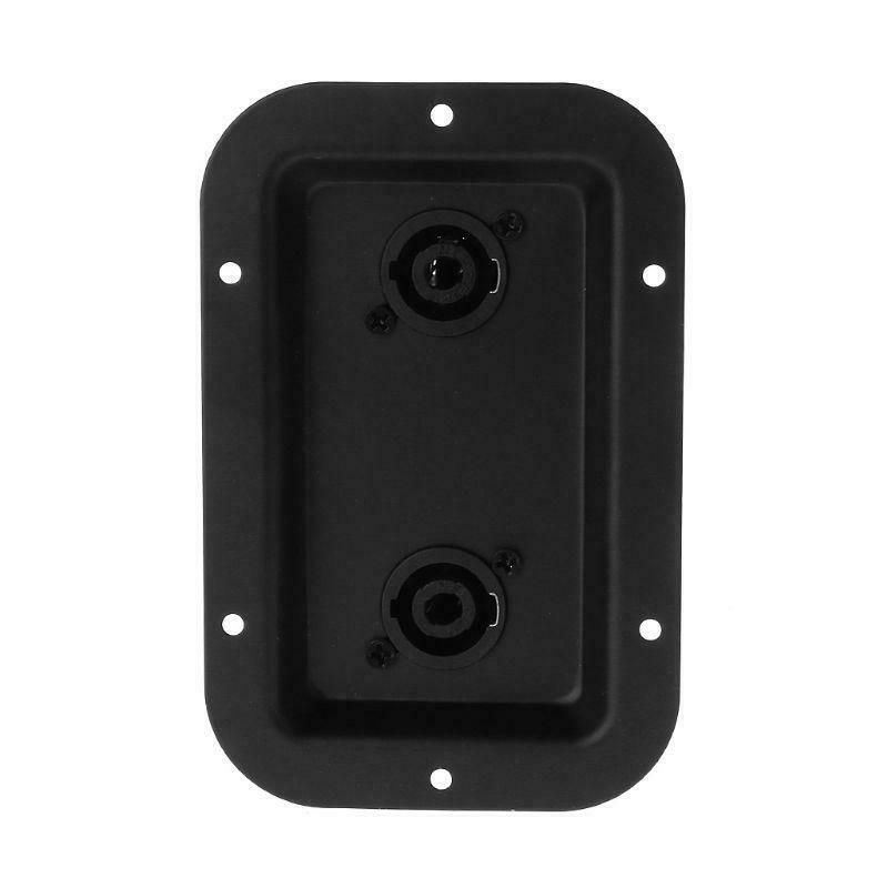 Jack Plate Socket Junction Box Clip Guitar Dual Large for SpeakOn PA Speaker