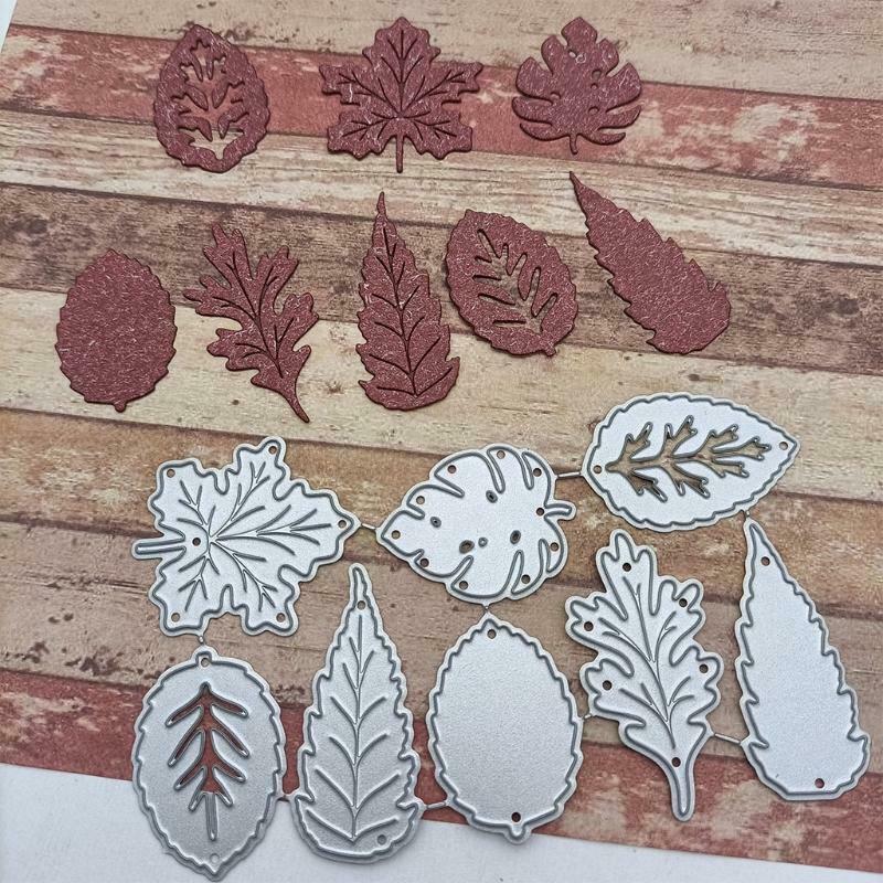 Maple Leaf Metal Cutting Dies Stencil DIY Scrapbooking Album Paper Card Template