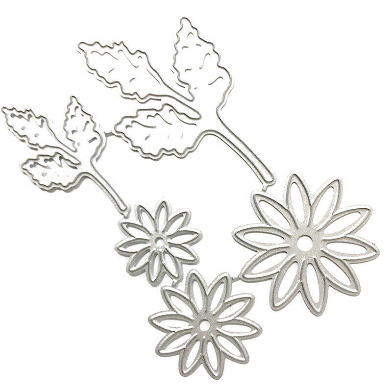Flower Spring Leaf METAL CUTTING DIES Stencil Scrapbooking Photo Album To.l8