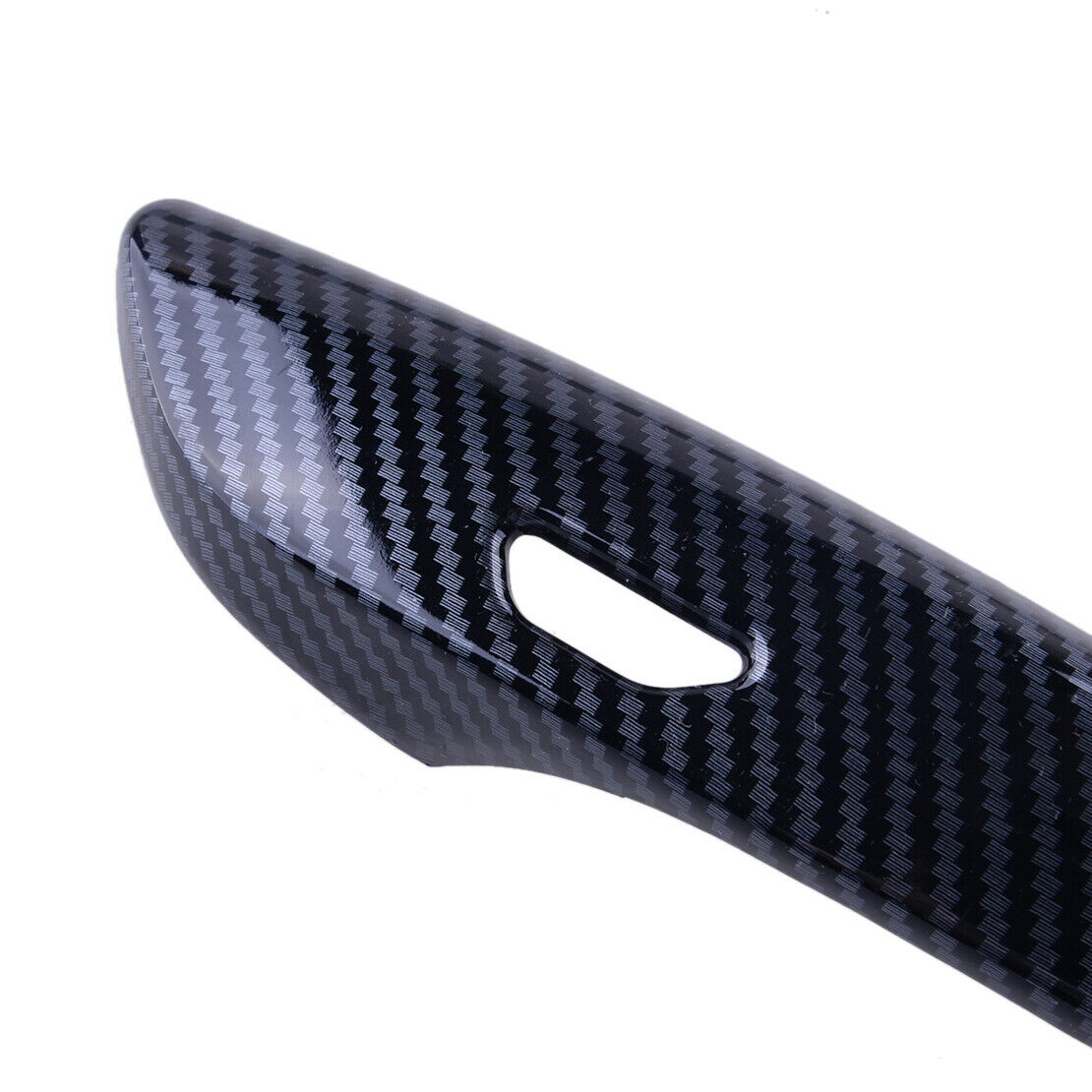 4pcs Carbon Fiber ABS Exterior Door Handle Cover Fit For Mazda 3 Sedan 2019-2021