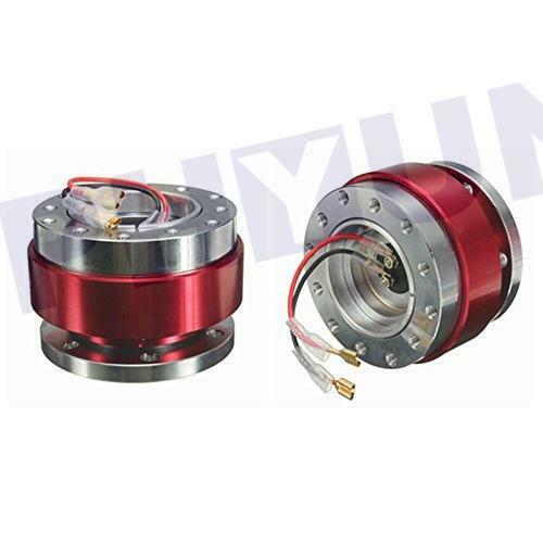 Red Car SUV Steering Wheel Quick Release HUB Adapter Snap Off Boss Kit Aluminium