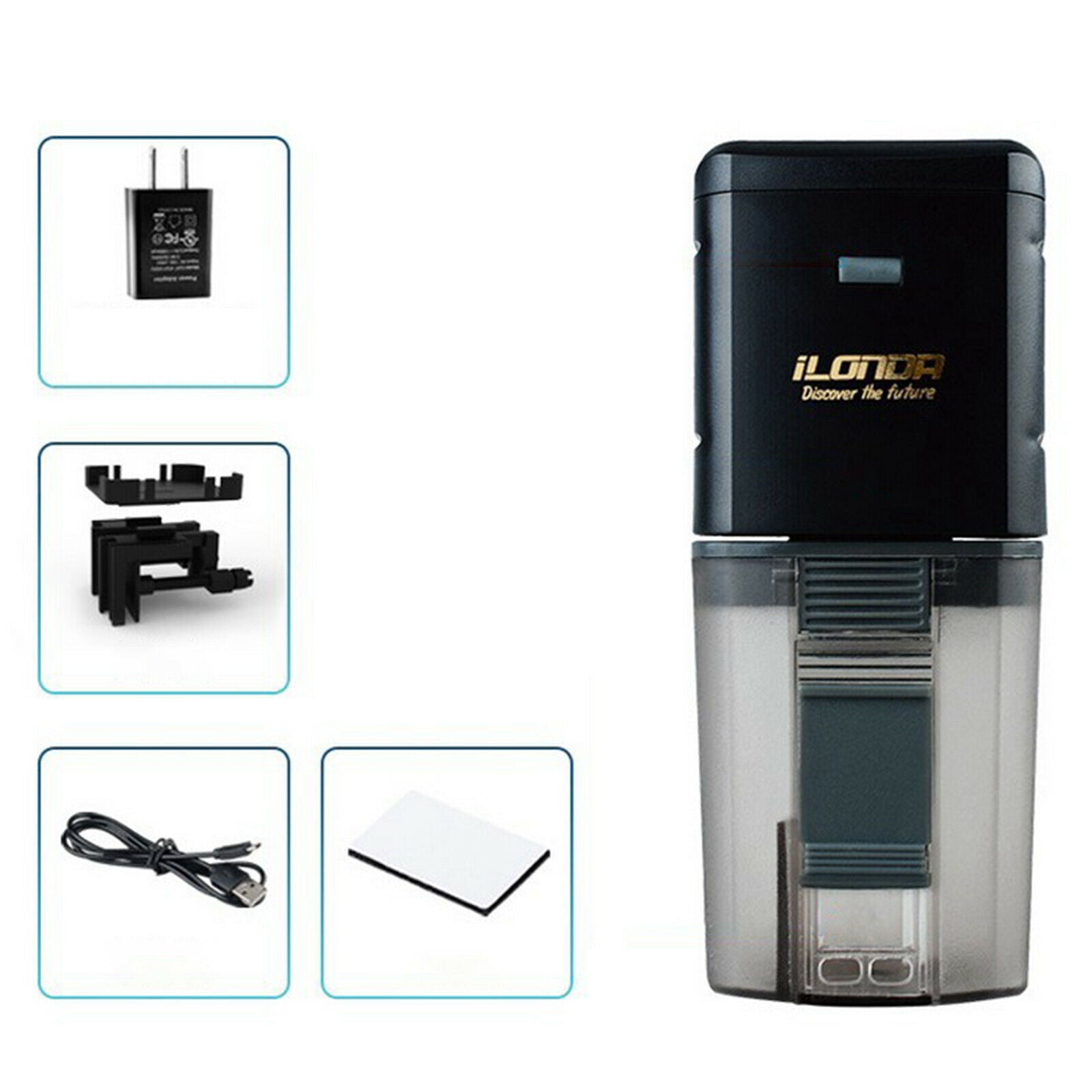 Automatic Fish Feeder, Electric Auto Food Dispenser for Aquarium Pond Flakes,