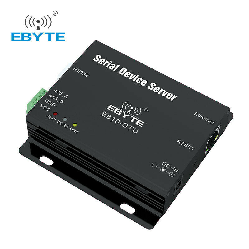 RS485 RS232 to Ethernet RJ45 Serial Port Server TCP UDP Full Duplex Modbus RTU
