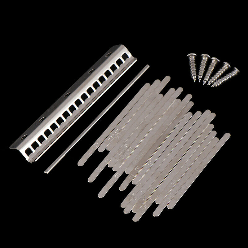17-Key Kalimba Keyboard DIY Steel Keys Bridge Thumb Piano Music Replaceme.l8