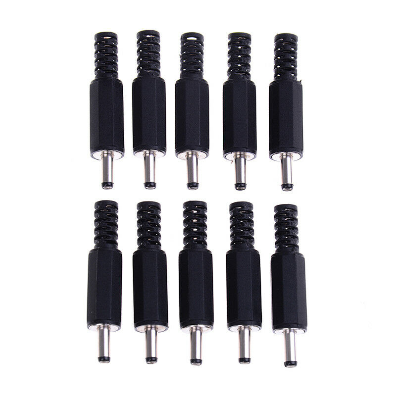 2Pcs dc male power plug jack 1.35mm x 3.5mm  connector for laptop DEAU