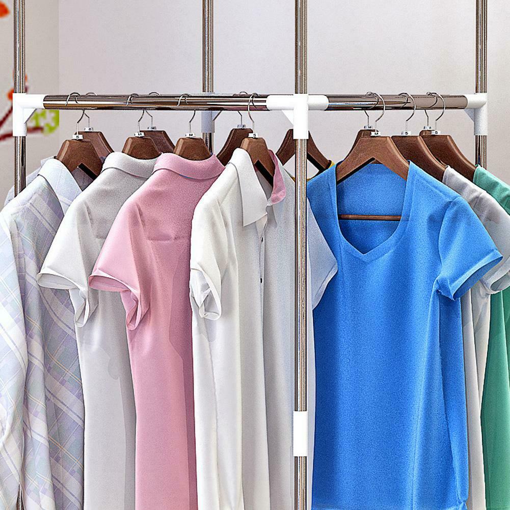 Clothes Hanger Organizer Portable Floor Display Rack Garment Organize @