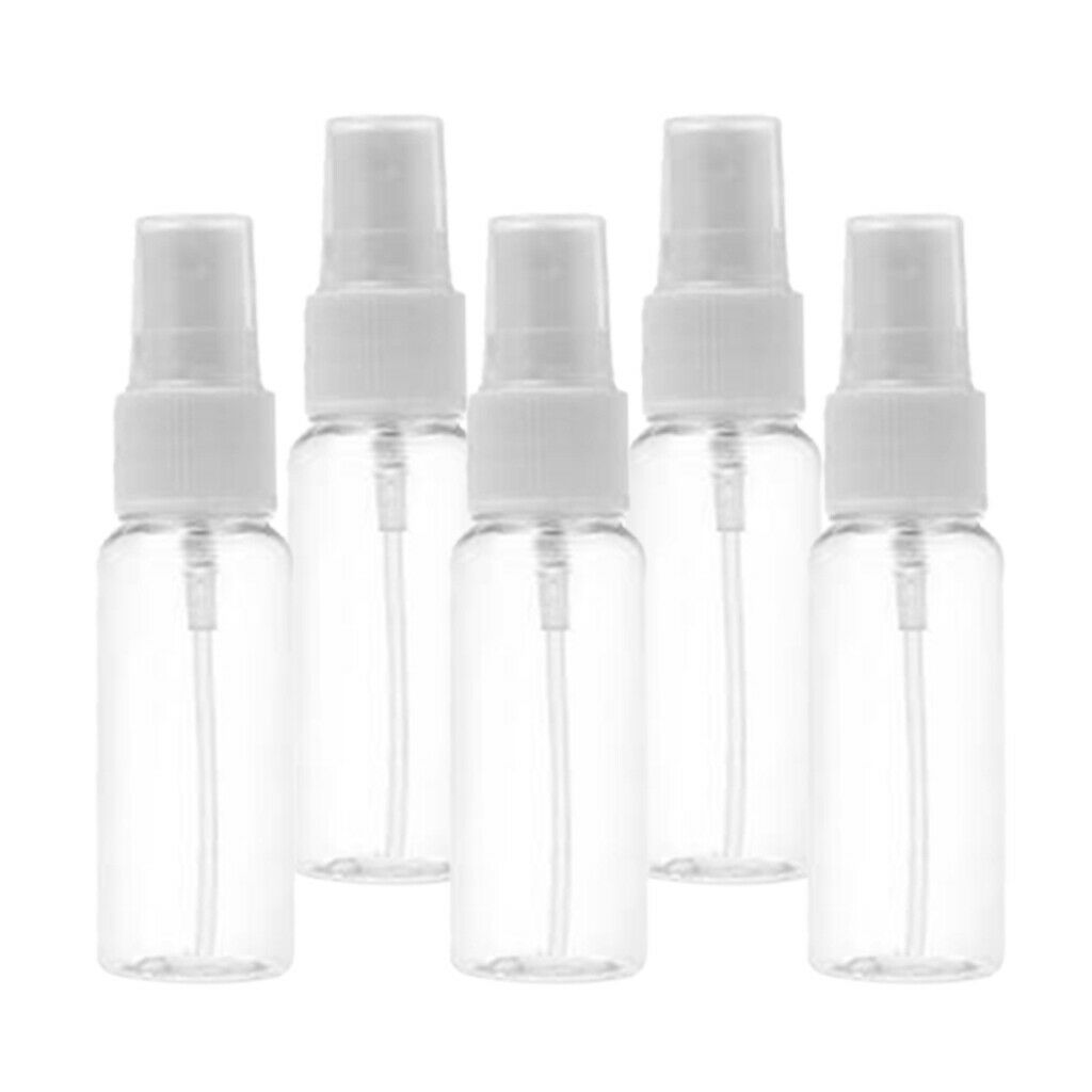 35x Portable Mini Clear Sprayer Bottle Makeup Bottles Pump Travel Container 30ml