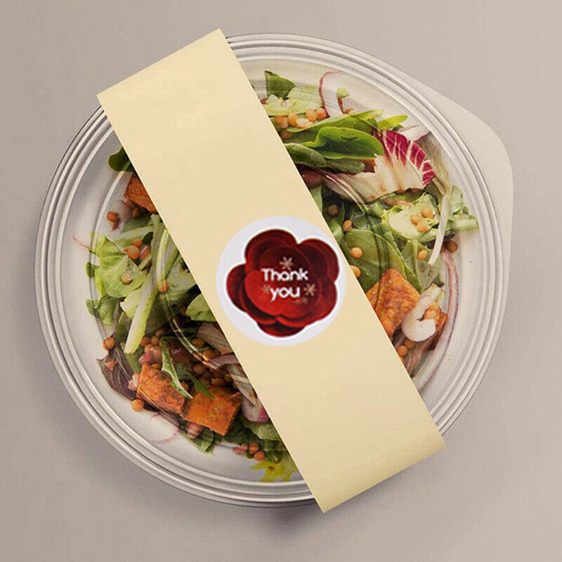 500pcs/roll heart Thank you stickers seal labels scrapbooking for gifts s.l8
