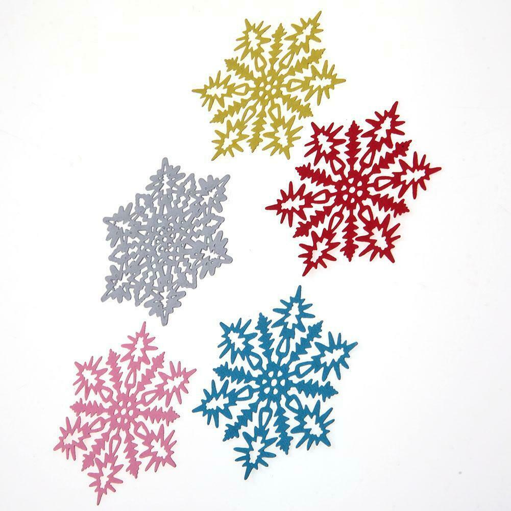 Heart Snowflake Cutting Dies Scrapbook Embossing DIY Paper Card (6.8cm)