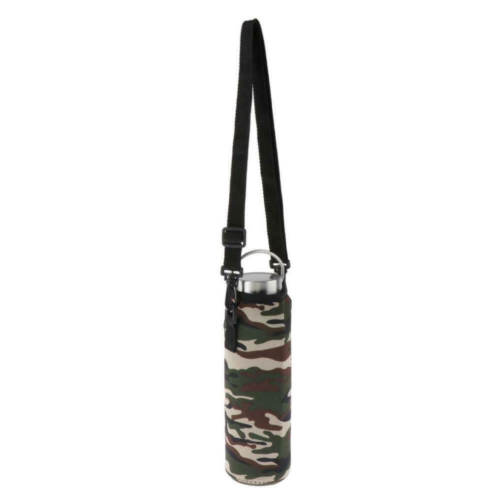 2X  Insulated Sport Water Bottle Cover Sleeve Holder Cooler Carrier 1000ml
