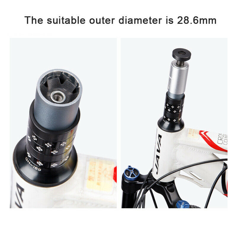 Bicycle Threadless Headset Star Nut Install Tool For 1 1/8" 28.6 Bike Fork
