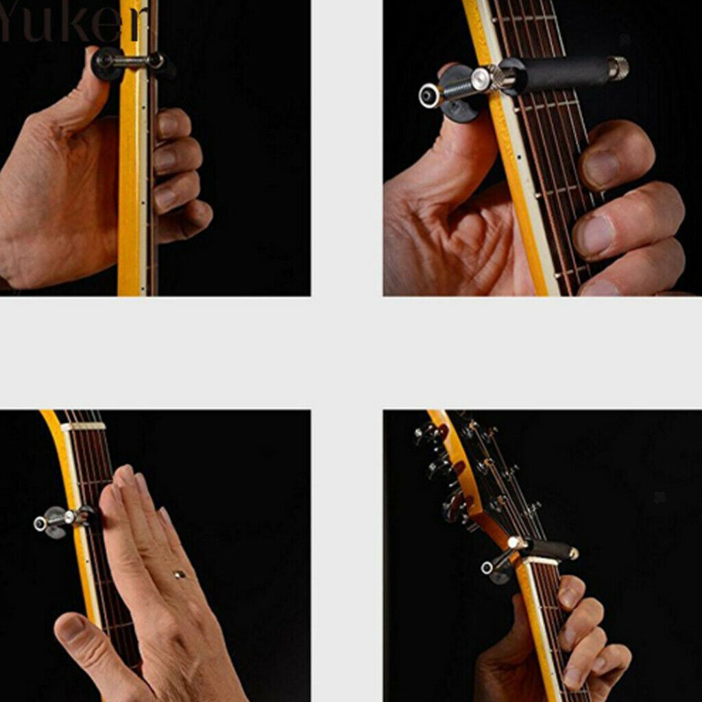 Black Alloy Capo Portable Electric And Acoustic Guitar Ukulele Tuner Clamp