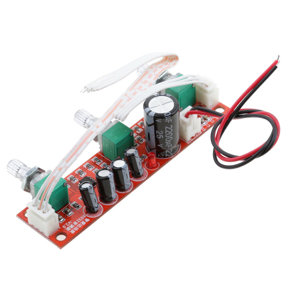 NE5532 Stereo Circuit Board Preamplifier Tone Adjustment Volume Control Unit