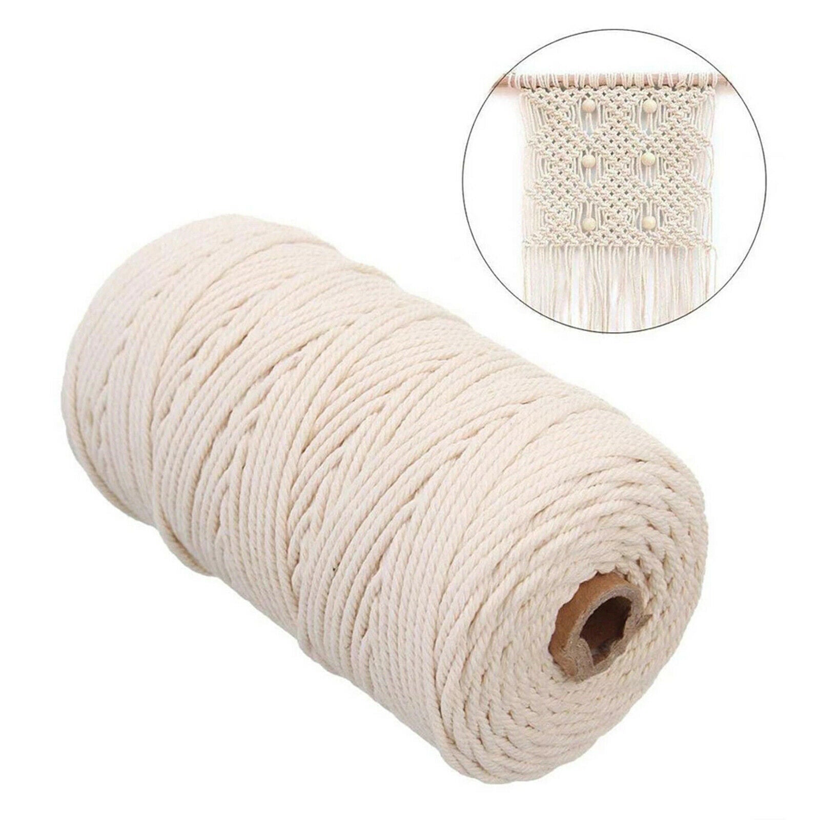 Cotton Macramé Cord Rope for Plant Hangers, Crafts, Knitting, Hochzeitsdeko