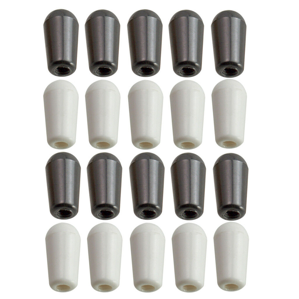 20x 3-way Toggle Knobs   Tips for Les Paul/Epiphone Guitar   4mm