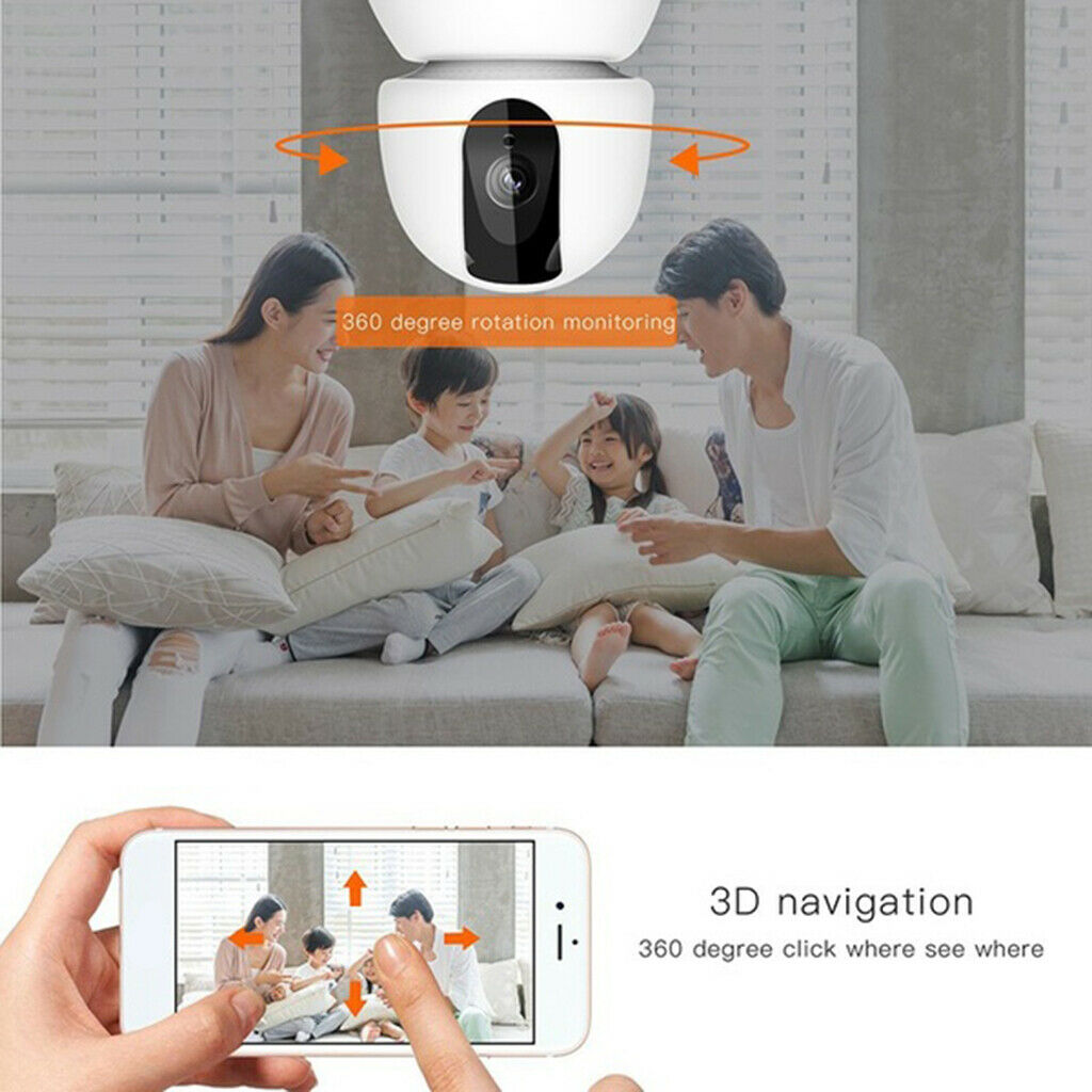 Waterproof WiFi IP IR Camera 1080P HD Night Vision Wireless Baby Monitor UK