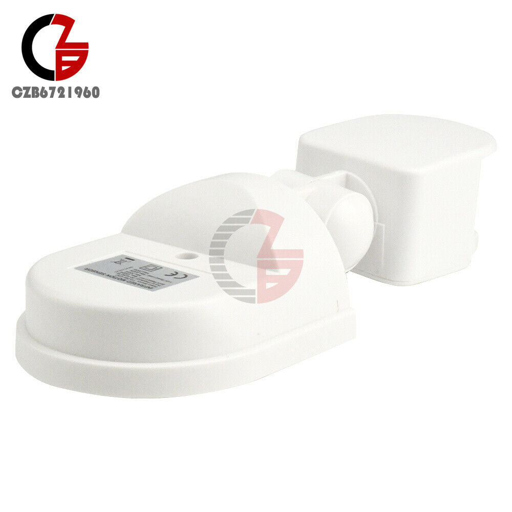 White Waterproof Security 110-240V Infrared AC Automatic Body Induction Switch