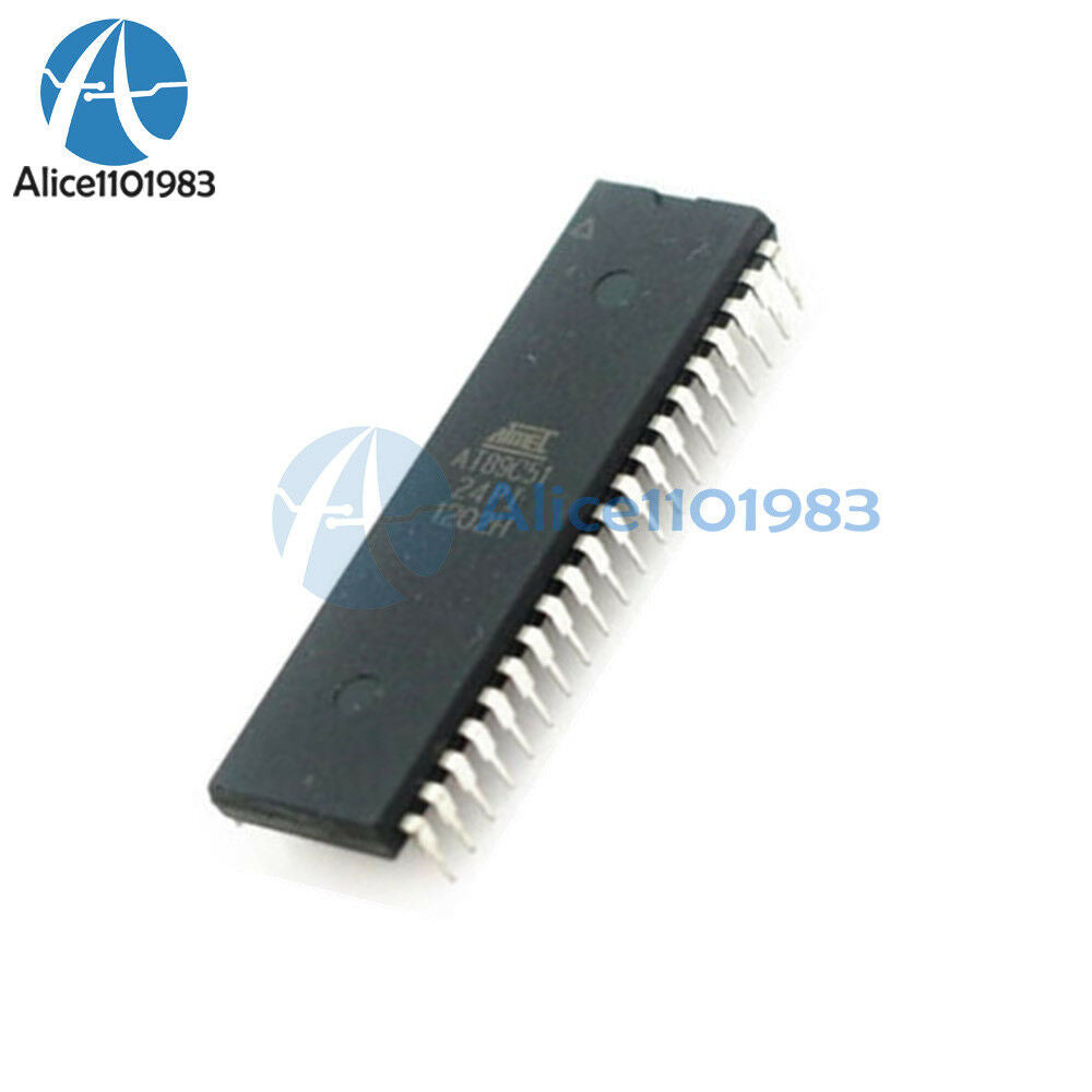 10PCS IC AT89C51-24PI AT89C51 DIP-40 ATMEL NEW