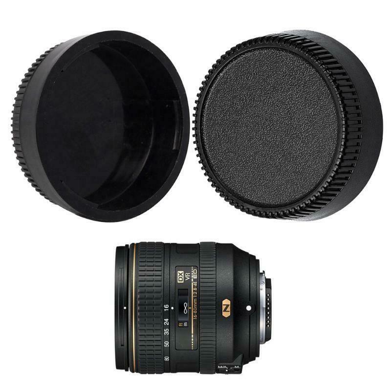 2PCS Dustproof Lens Rear Cap Protective Cover for Ni-kon Nikkor SLR DSLR Lens