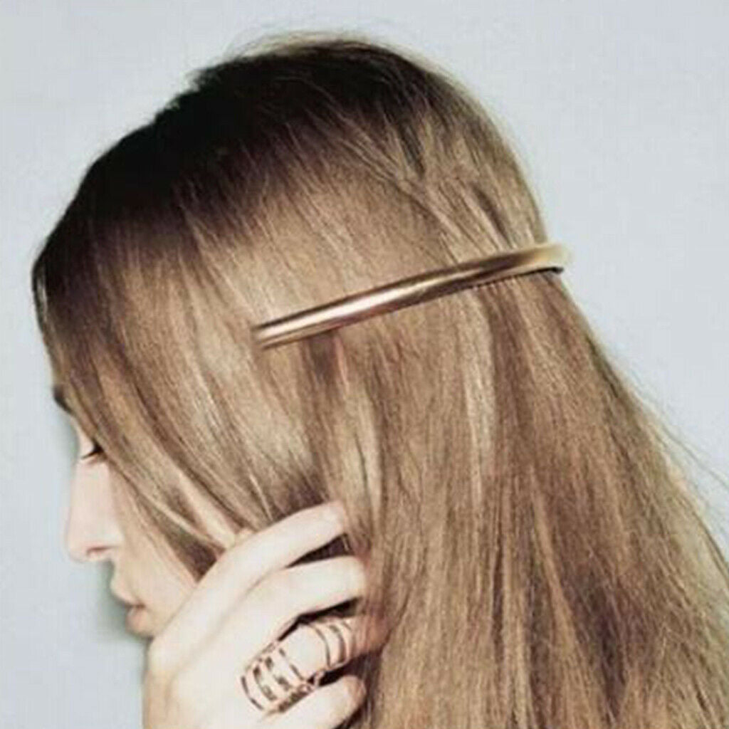 2x Classic French Hair Barrette Tube Hairpin Ponytail Holder Clips for Women
