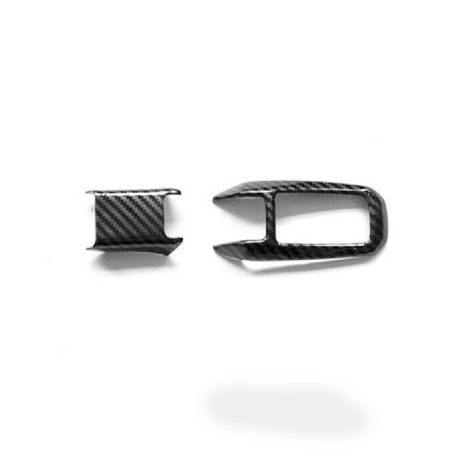Carbon Fiber 2X Gear Shift Knob Decor Cover Trim For GWM Cannon Ute 2020 2021~