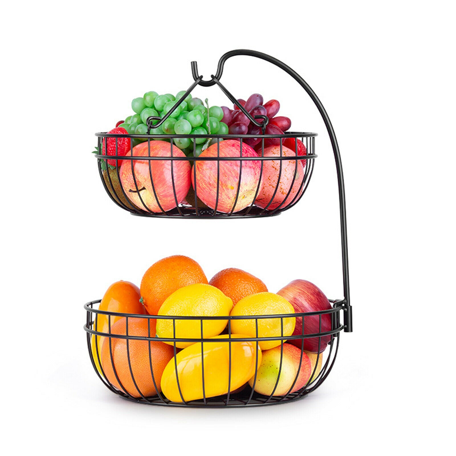 Countertop Fruit Storage Basket Rack for Vegetables Kitchen Restaurant Table