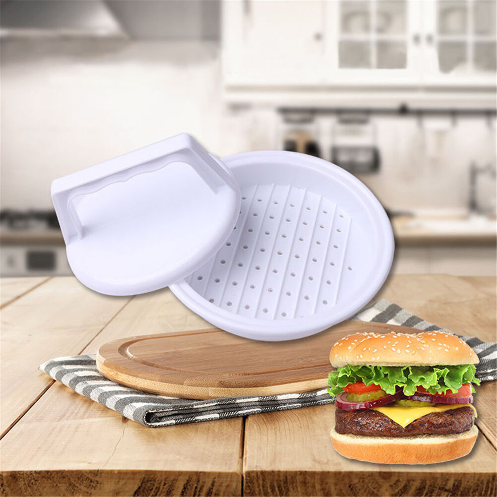 Plastic Burger Press Hamburger Meat Beef Grill Cooking Maker Kitchen Mold.l8