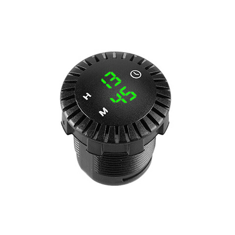 Gm Car Ship Clock Retrofit Led Luminous Round Time Display Suitable for 12-24V