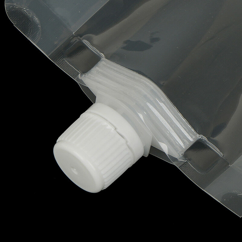 1PC 800ml DIY Plastic Transparent Cruise Drinks Pocket Flask Suction Fresh BagDD