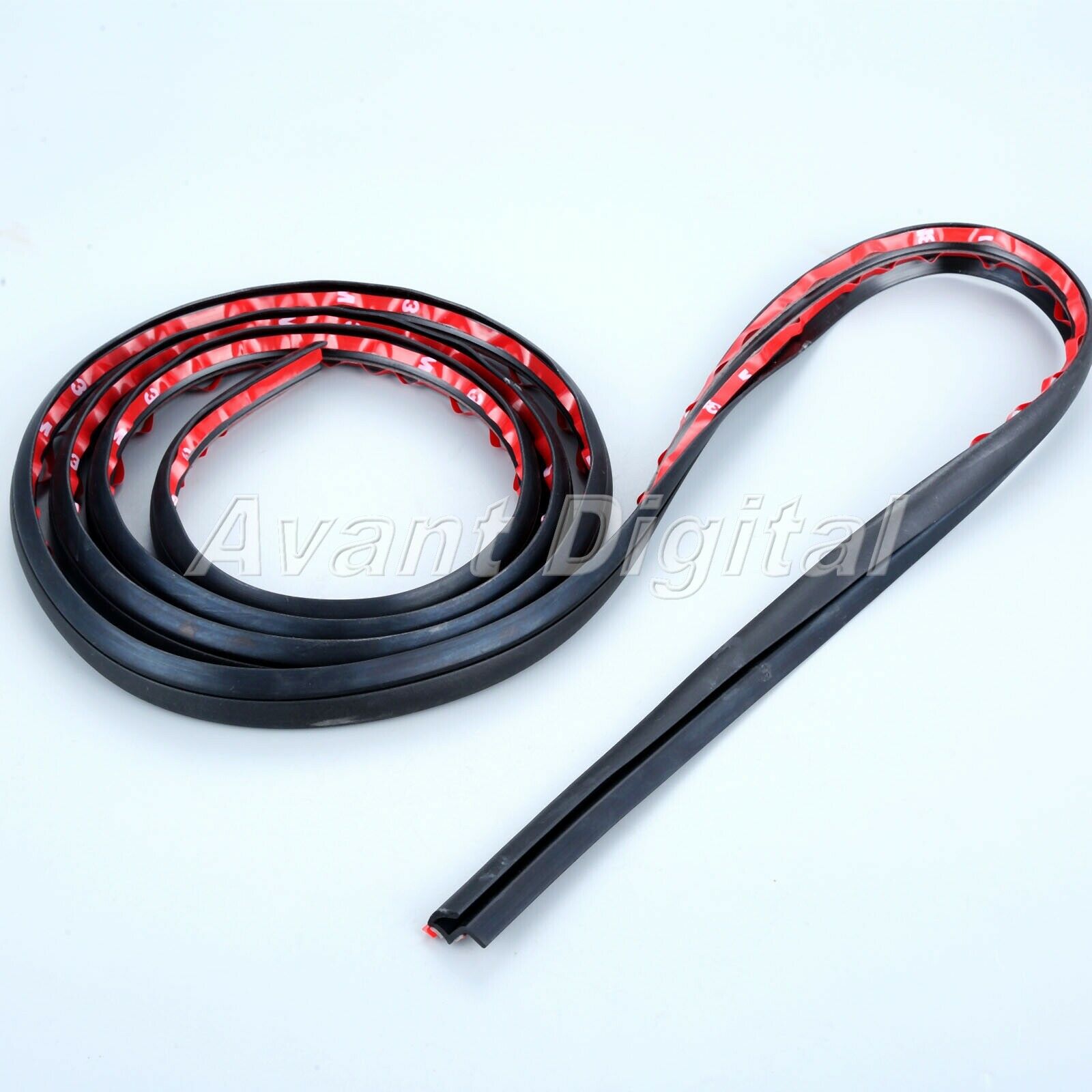 Car Waterproof Rubber Sealing Strips Mouldings Trim B/C Pillar Type 2 Meters 1Pc