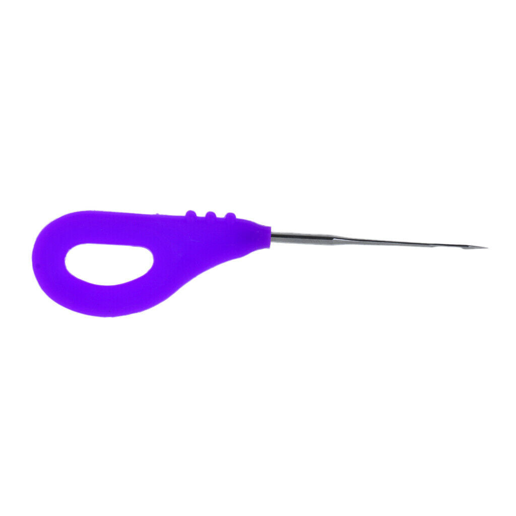 Baiting Needle Tool Steel Carp Fishing Tackle Boilie Needles Drill Purple