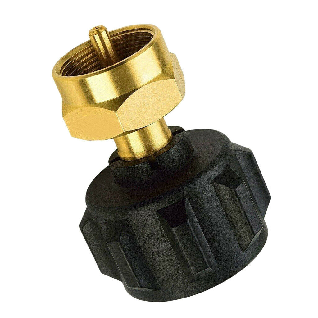 Propane Refill Adapter Lp Gas 1 Lb Cylinder Tank Coupler Connector Brass