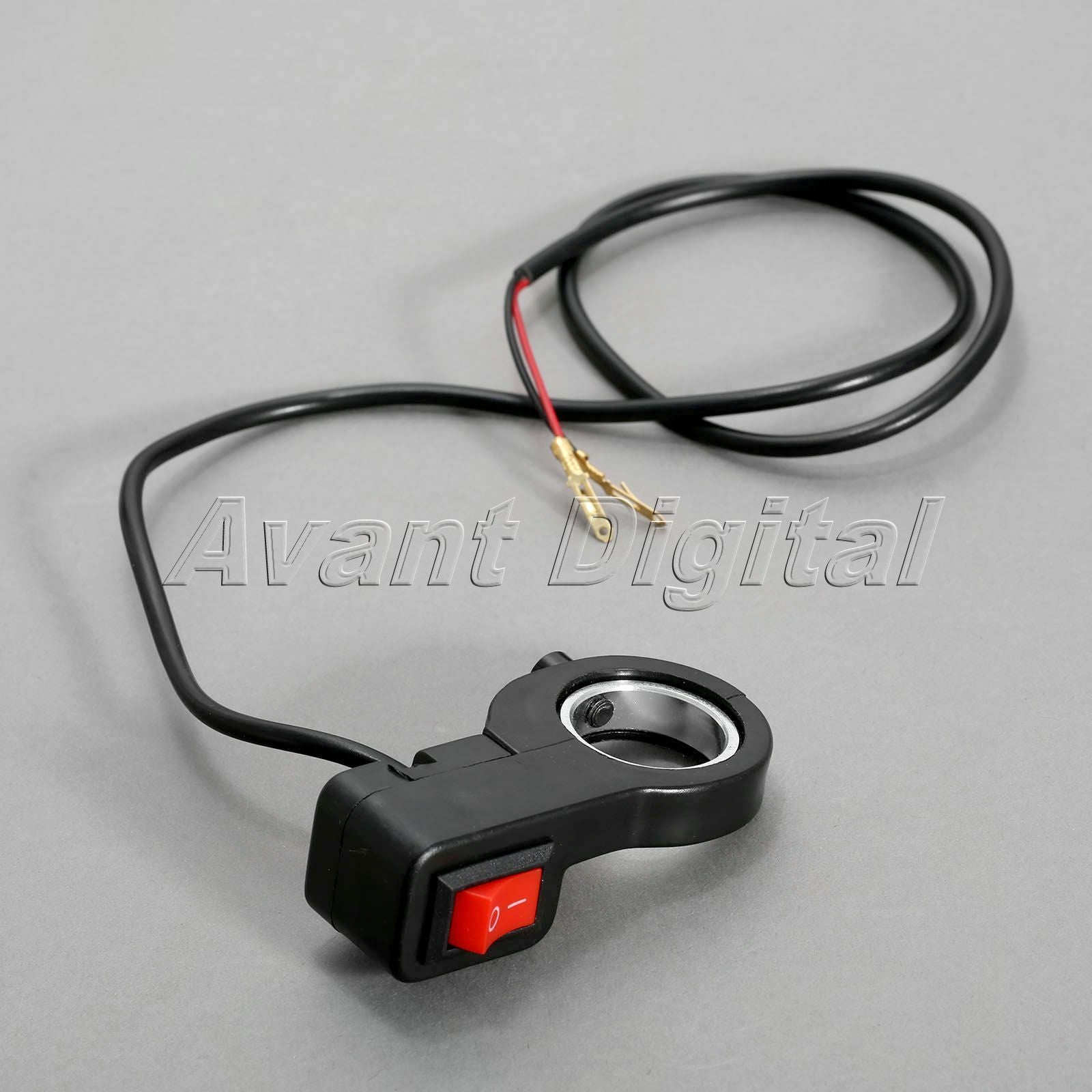 7/8 Handlebar Universal Motorcycle Scooter ATV Headlight ON-OFF Kill Stop Switch
