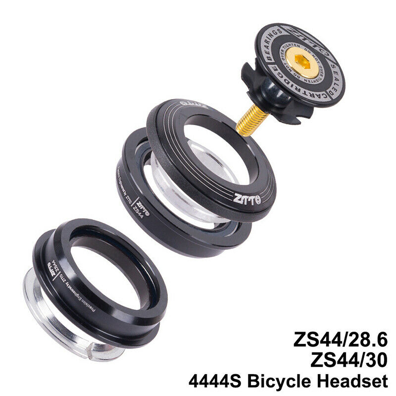 Road Bike Steering Column Headset 44mm 1-1/8" 28.6mm Straight Tube ForkBDAU