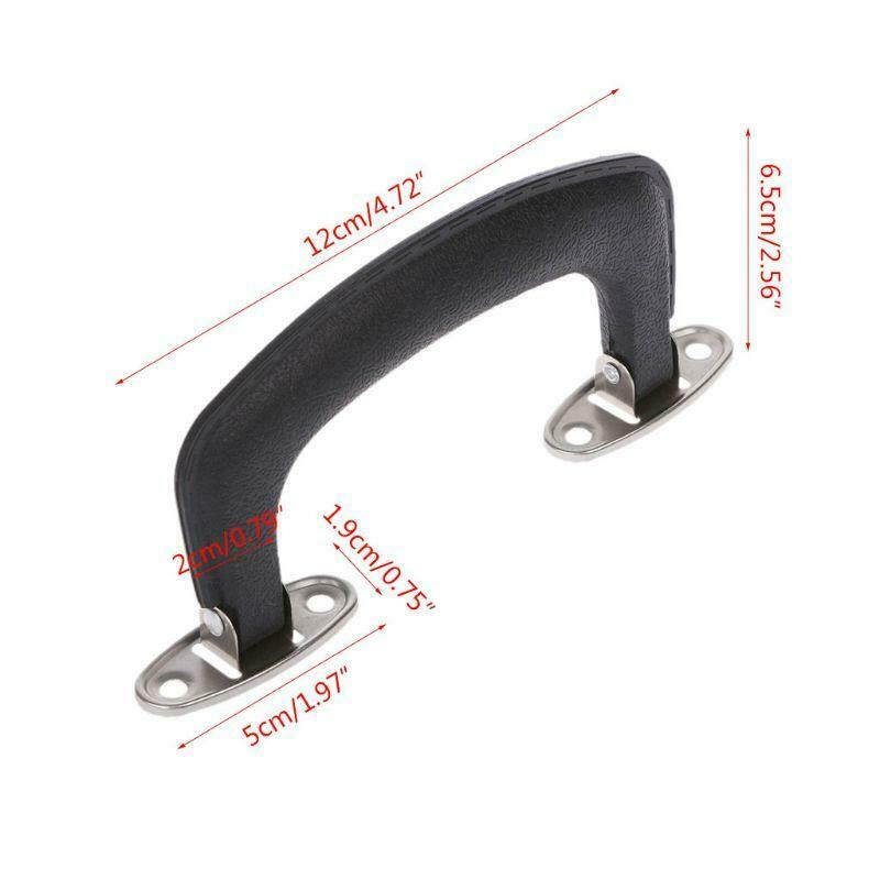 Portable Black Plastic Suitcase Luggage Case Handle Grip Replacement Parts